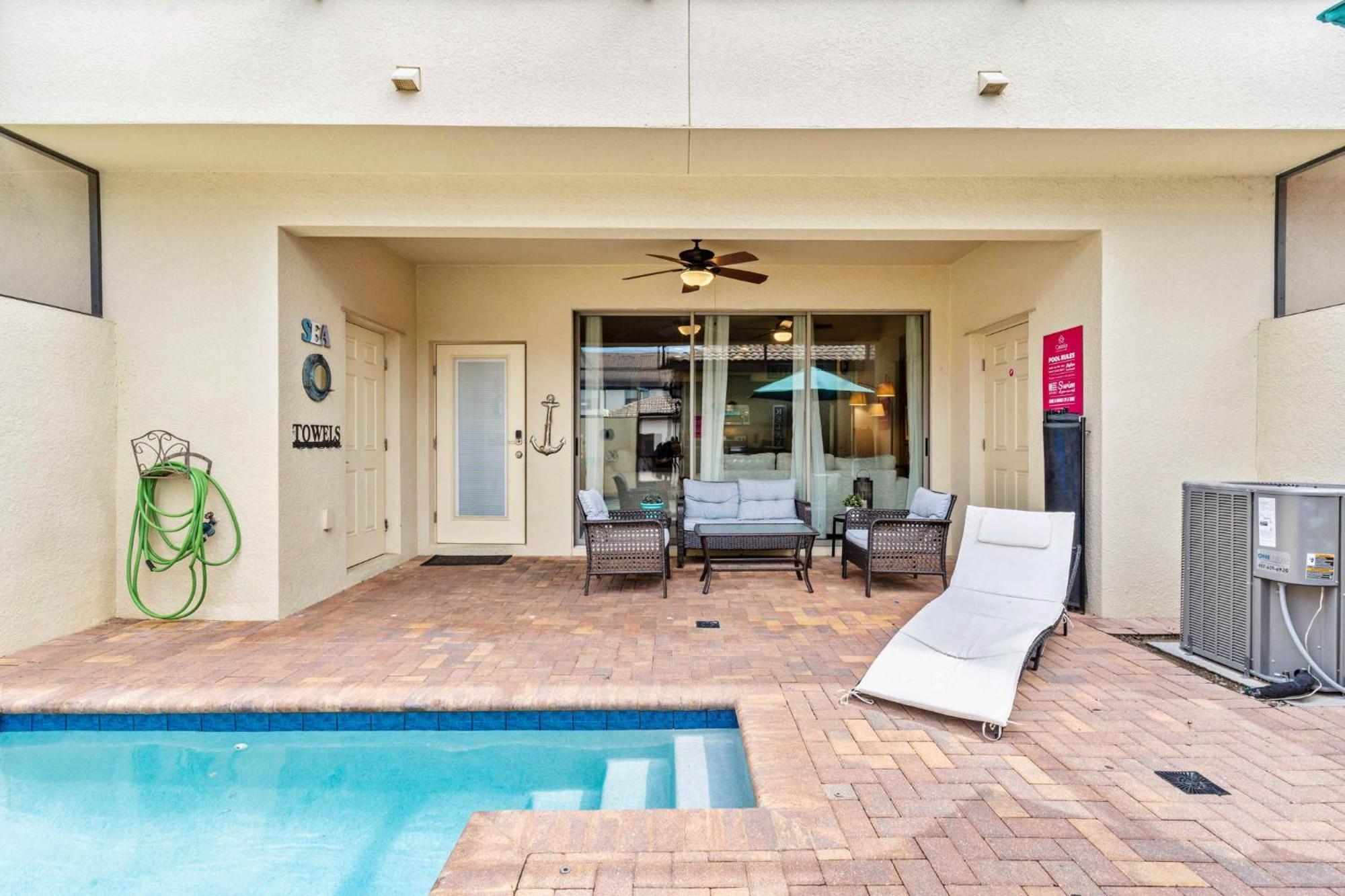Townhome With Private Pool, Bbq & Free Waterpark Kissimmee Eksteriør billede