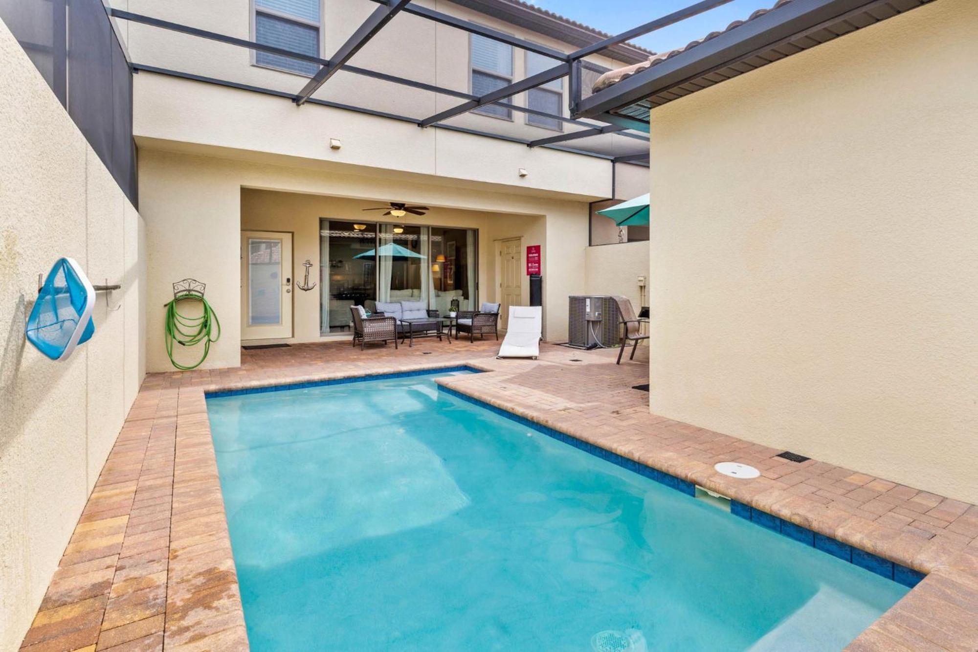 Townhome With Private Pool, Bbq & Free Waterpark Kissimmee Eksteriør billede