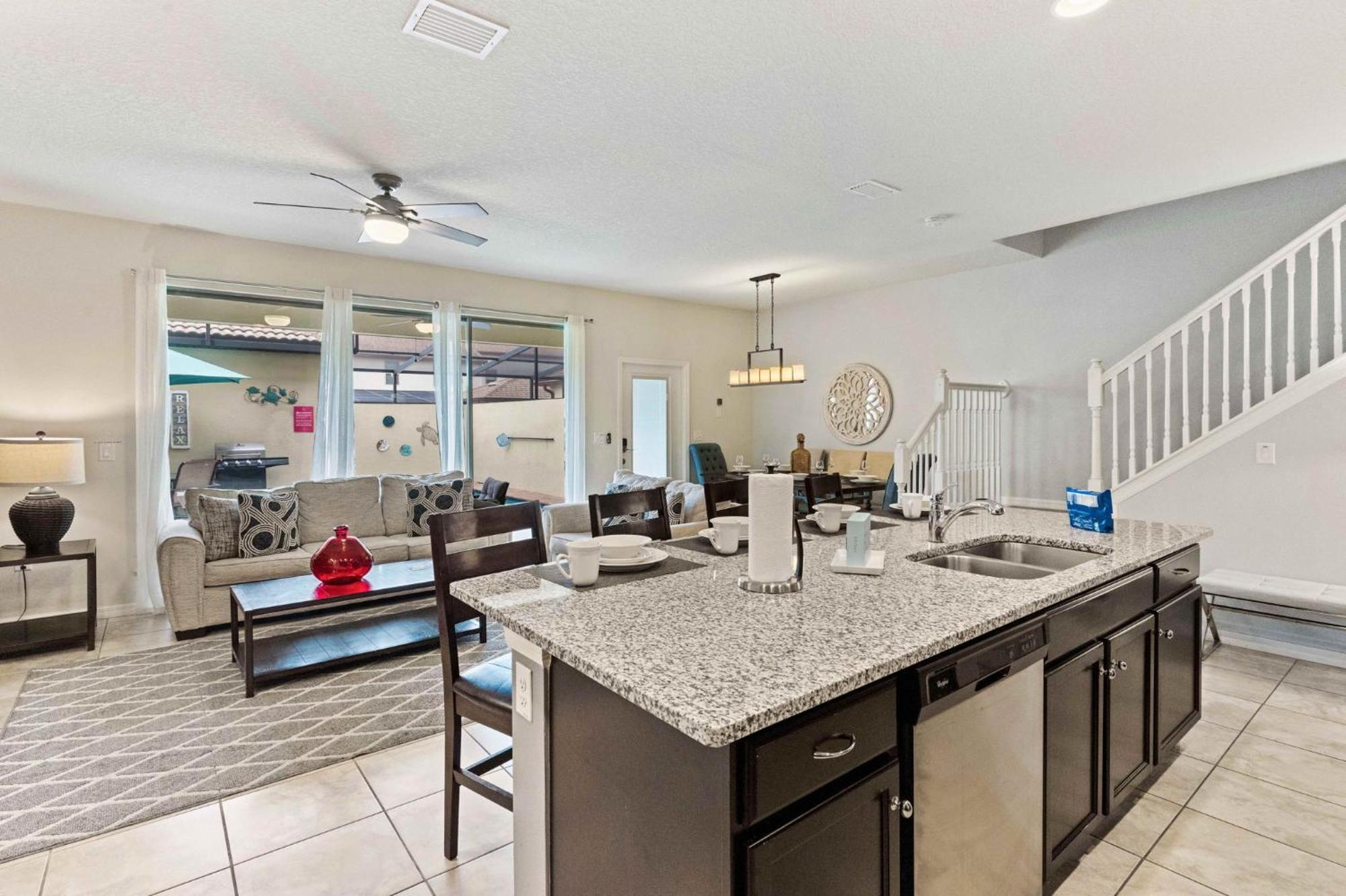Townhome With Private Pool, Bbq & Free Waterpark Kissimmee Eksteriør billede